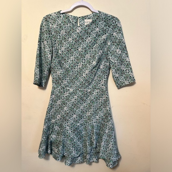 Reiss Nevarda Fit and Flare Frill Multicolor Dress sz US 2 UK 6‎ - Picture 1 of 5